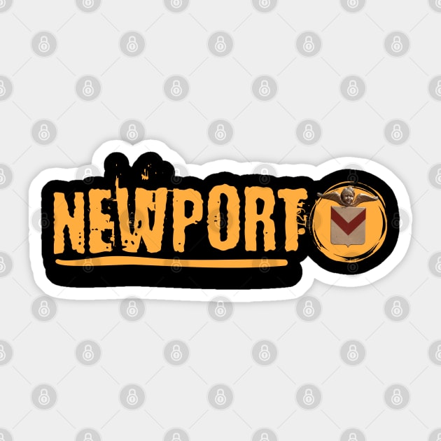 Newport South Wales Sticker by Teessential